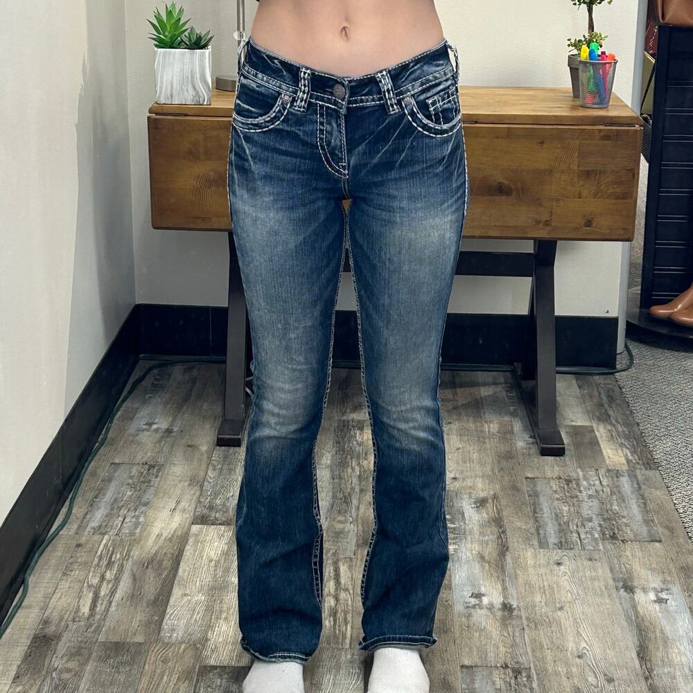 Silver Jeans Dark Blue Boot Cut Women's Jeans